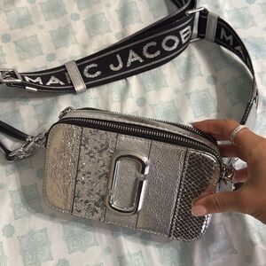 Marc Jacobs Silver Crossbody Bag